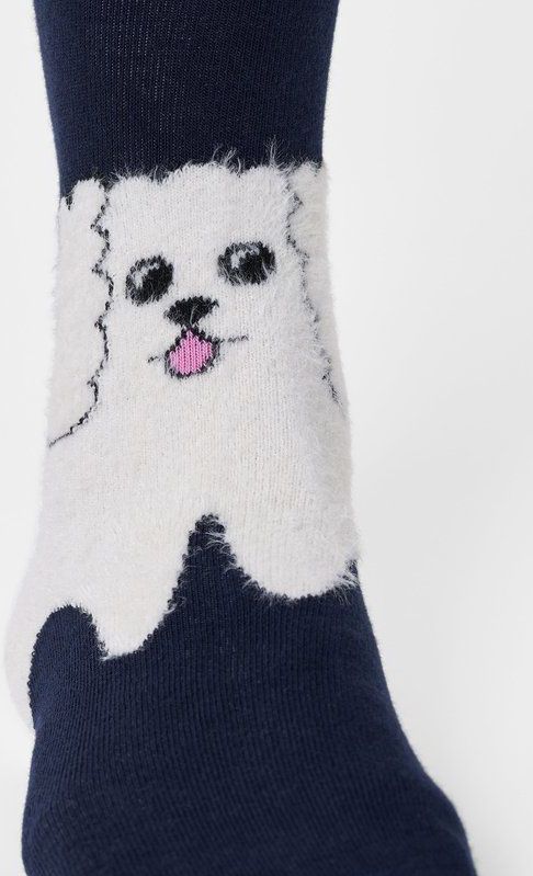 Happy Socks - Fluffy Dog - Sokken - Motiefstitching