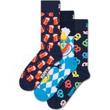 Happy Socks - 3-Pack Beer Glass Socks Gift Set