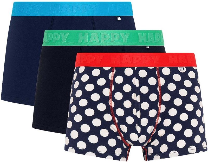 Happy Socks Boxershorts  navy / hemelsblauw / bloedrood