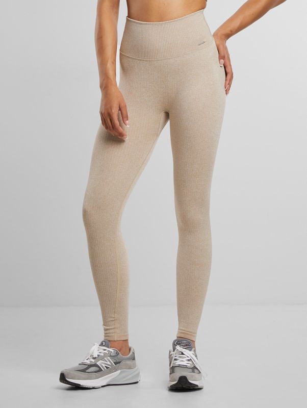 Leggings - Effen - Jersey - High Waist - Skinny Pasvorm