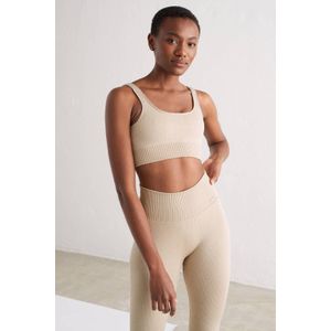 Aim'n - Level 2 Rib - Sportbh - Beige - Medium Ondersteuning