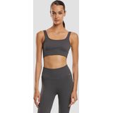 Aim'n - Level 2 Rib - Sportbh - Donkergrijs - Seamless