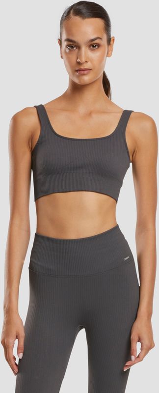 Aim'n - Level 2 Rib - Sportbh - Donkergrijs - Seamless