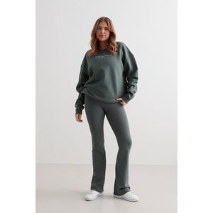 Aim'n - Serif - Sweater - Grijsgroen