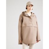 Aim'n - Anorak - Beige - Damesjas - Waterdicht - Nylon - Capuchon