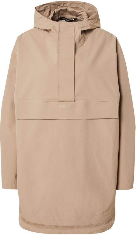 Aim'n - Anorak - Beige - Damesjas - Waterdicht - Nylon - Capuchon