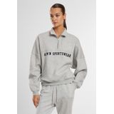 Aim'n - Varsity - Sweater - Grijs Melange