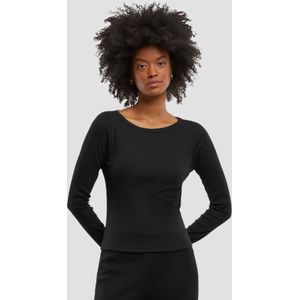 Aim'n - Ease - Sport T-shirt - Zwart - Lange Mouwen