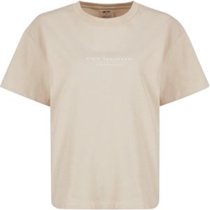 Aim'n - Shirt Serif - Beige/Wit - T-shirt
