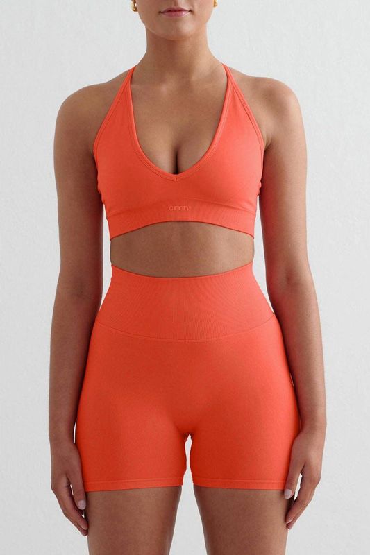 Aim'n - Seamless - Sportshort - Oranje