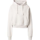 Aim'n - Sportief Sweatshirt - Beige Gemêleerd - Met Capuchon