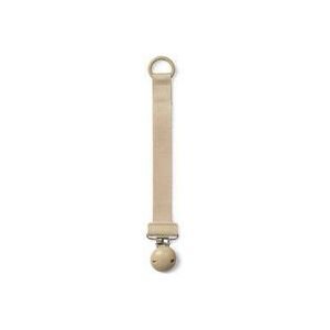 Elodie Fopspeenketting Hout -Fopspeenketting- Fopspeenkoord - Speenclip - Pure Khaki