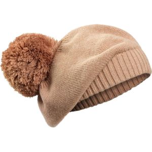 Elodie Gebreid Baret - Beanie - Muts Baby - Muts kind - Blushing Pink - 3/100 jaar