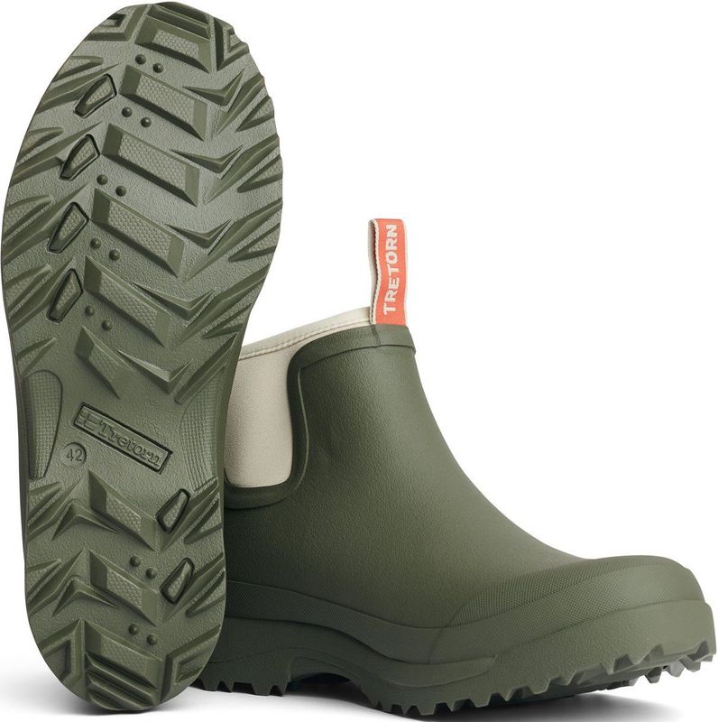 Tretorn - Terräng Low Neo - Rubberlaarzen - Olijfgroen - Waterdicht