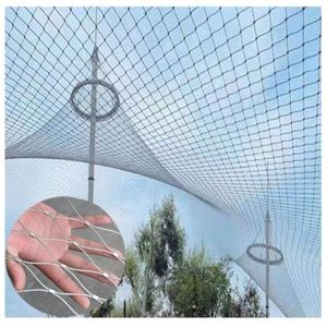 Roestvrij staal gevlochten touwgaas, staaldraadgaas, mesh-veiligheidsnet, bescherming van tuinplanten, 2,5 mm draaddiameter anti-diefstal Geschikt for tuinhuizen en doe-het-zelf (Size : H0.7xL10m/H2.