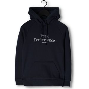 Peak Performance - Original Hood Sweater - Blauw - 80% Katoen - 20% Polyester