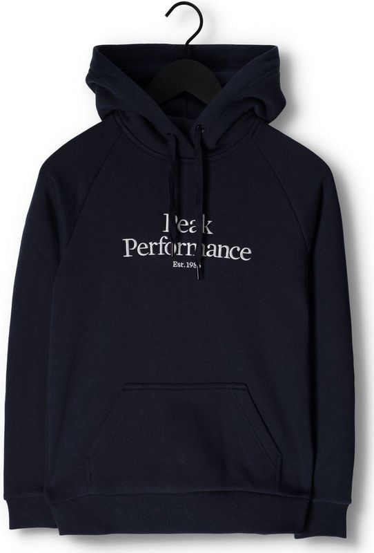 Peak Performance - Original Hood Sweater - Blauw - 80% Katoen - 20% Polyester