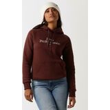 Peak Performance W Original Hood Truien & vesten Dames - Sweater - Hoodie - Vest- Bordeaux - Maat XS