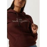 Peak Performance W Original Hood Truien & vesten Dames - Sweater - Hoodie - Vest- Bordeaux - Maat XS