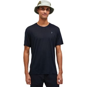 Peak Performance - Delta SS Tee - T-Shirt - Zwart - Regular Fit
