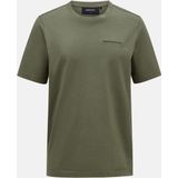 Peak Performance - Original Small Logo Tee - T-Shirt - Pine Needle - Katoen