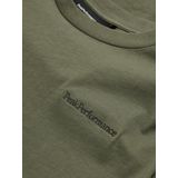 Peak Performance - Original Small Logo Tee - T-Shirt - Pine Needle - Katoen