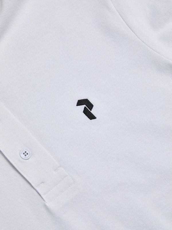 Peak Performance - Classic Cotton Polo - Poloshirt - Grijs/Wit - 100% Katoen