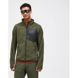 Peak Performance - Pile Zip Fleece Vest - Donkergroen - Heren