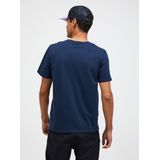 Peak Performance - Explore Logo Tee - T-Shirt - Blue Shadow - 65% Polyester 35% Katoen