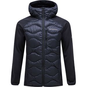 Peak Performance - Helium Down Hybrid Hood - Jack - Zwart