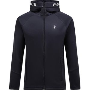 Peak Performance - Rider Zip Hood - Jas - Zwart - Fleece