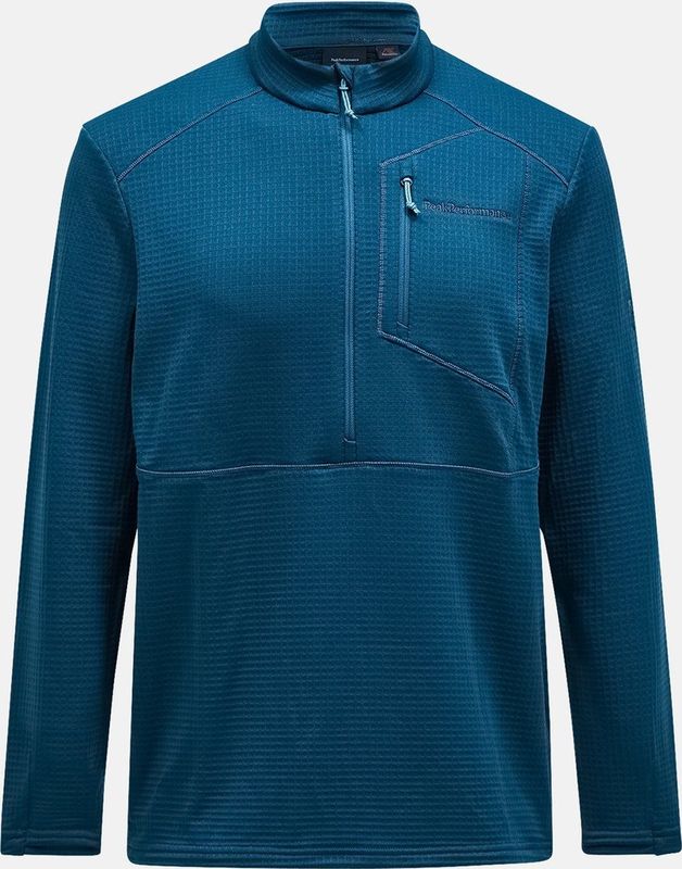 Peak Performance Trail Polartec Half Zip Trui Heren - B42 Infinity Teel