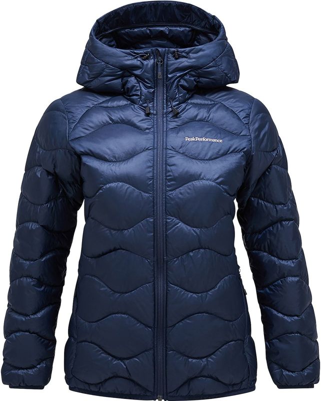 Peak Performance - Helium Down Hood Jacket - Donsjas - Blauw