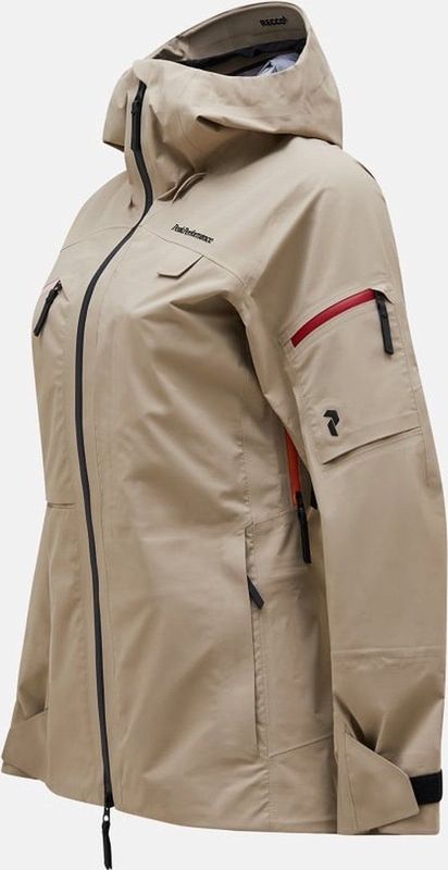 Ski Jas Peak Performance Women Alpine Gore-Tex Jacket Avid Beige-XS