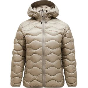 Peak Performance Helium Down Hood Casual Winterjas Heren Beige