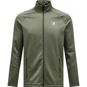 Peak Performance Rider Zip Fleece Vest Heren Donkergroen