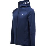 Peak Performance - Rider Zip Hood - Jas - Blue Shadow - Fleece