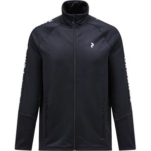 Fleece Jas - Effen - Slanke Pasvorm - Lange Mouw