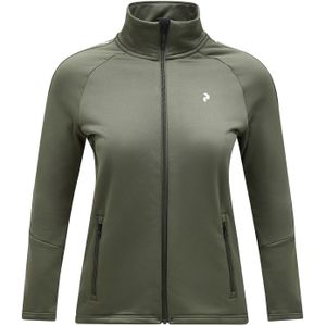Peak Performance - Rider Zip Jacket - Jas - Pine Needle - 86% Polyester, 14% Elastane