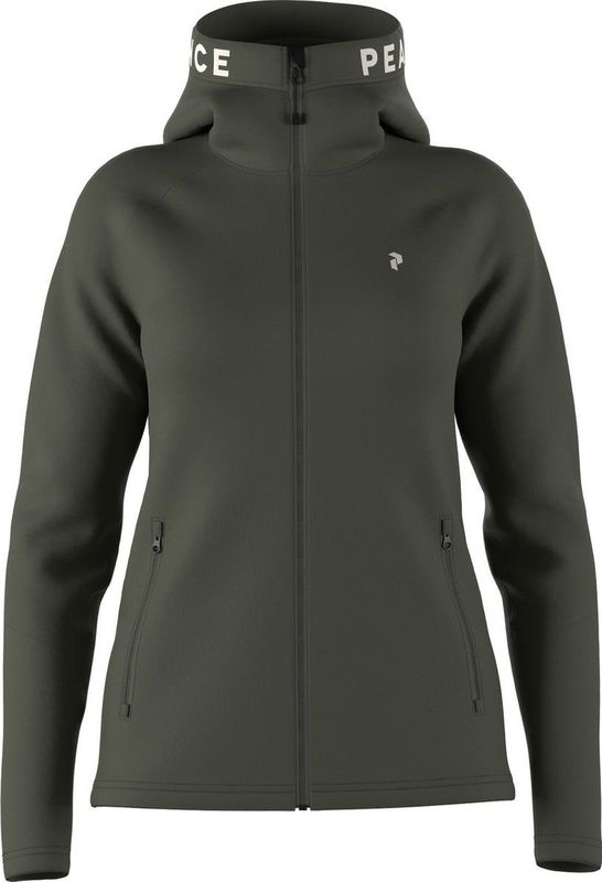 Peak Performance W Rider Zip Hood Outdoor Kleding Fleeces en Truien Fleece