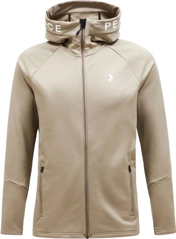 Peak Performance Jas Men Rider Zip Hood Avid Beige