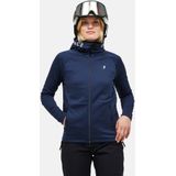 Peak Performance - Rider Zip Hood - Jas - Blue Shadow - Fleece