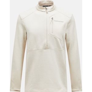 Peak Performance - Trail Grid Fleece - Half Zip - Sand Fog - Stretchmateriaal