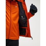 Peak Performance Maroon Jacket Gold Flame