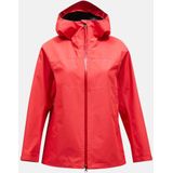 Peak Performance - Treeline Shell Jacket - Damesjas - Brilliant Red - Lichtgewicht - Wind- en Waterbestendig