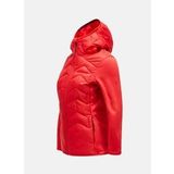 Peak Performance - Elevate Liner Hybrid Hood - Damesjas - Brilliant Red - Lichtgewicht - Wind- en Waterbestendig