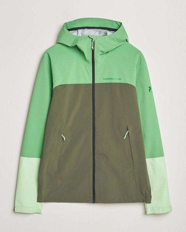 Peak Performance - W Trail Hipe Shell Jacket - Peppermint-Pin - Jas