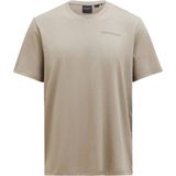 Peak Performance - Explore Logo - T-shirt - Zwart - Mix van Natuurlijke en Synthetische Vezels