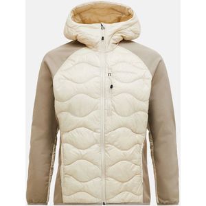 Peak Performance - Helium Down Hybrid Hood - Jas - Sand Fog - Gerecycled Polyamide