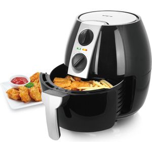 Emerio - AF-116073 - Smart Fryer - Zwart/Zilver - Inhoud: 4,5 Liter - Vermogen: 1500 Watt